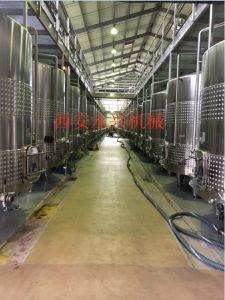 果酒酿造设备主要有：葡萄除梗破碎机、发酵罐、压榨机、圆盘式过滤机、板框过滤机等